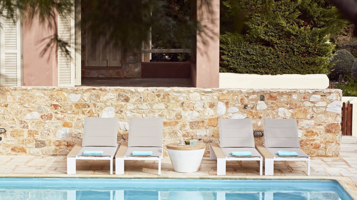 Finikas Villa | 4 bedroom Family Villa with shared Pool & Sea View