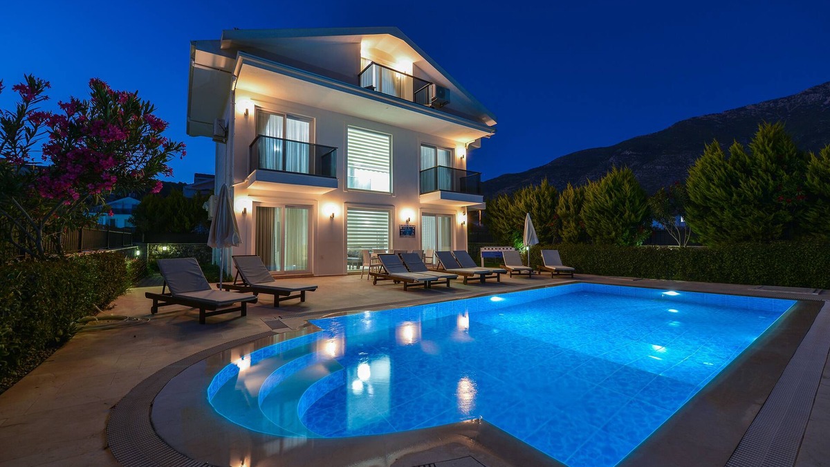 Oludeniz Villa | 4 bedroom panorama villas villa E for rent in ölüdeniz fethiye