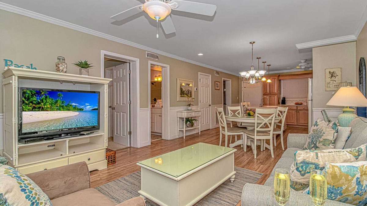 Myrtle Beach Condo | 4 Bedrooms for 13! 2 Renovated Condos at Myrtle Beach Resort!