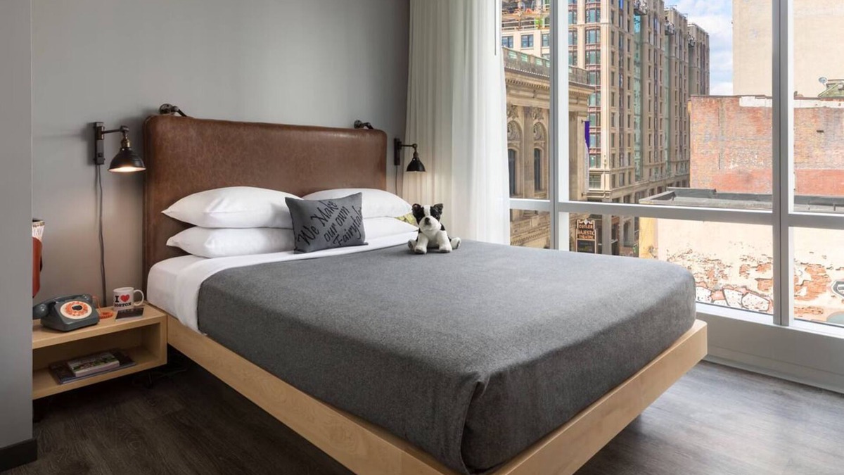 Chinatown Hotel | 4 Queen Rooms at Moxy Boston Downtown, Pet-friendly Downtown Getaway!
