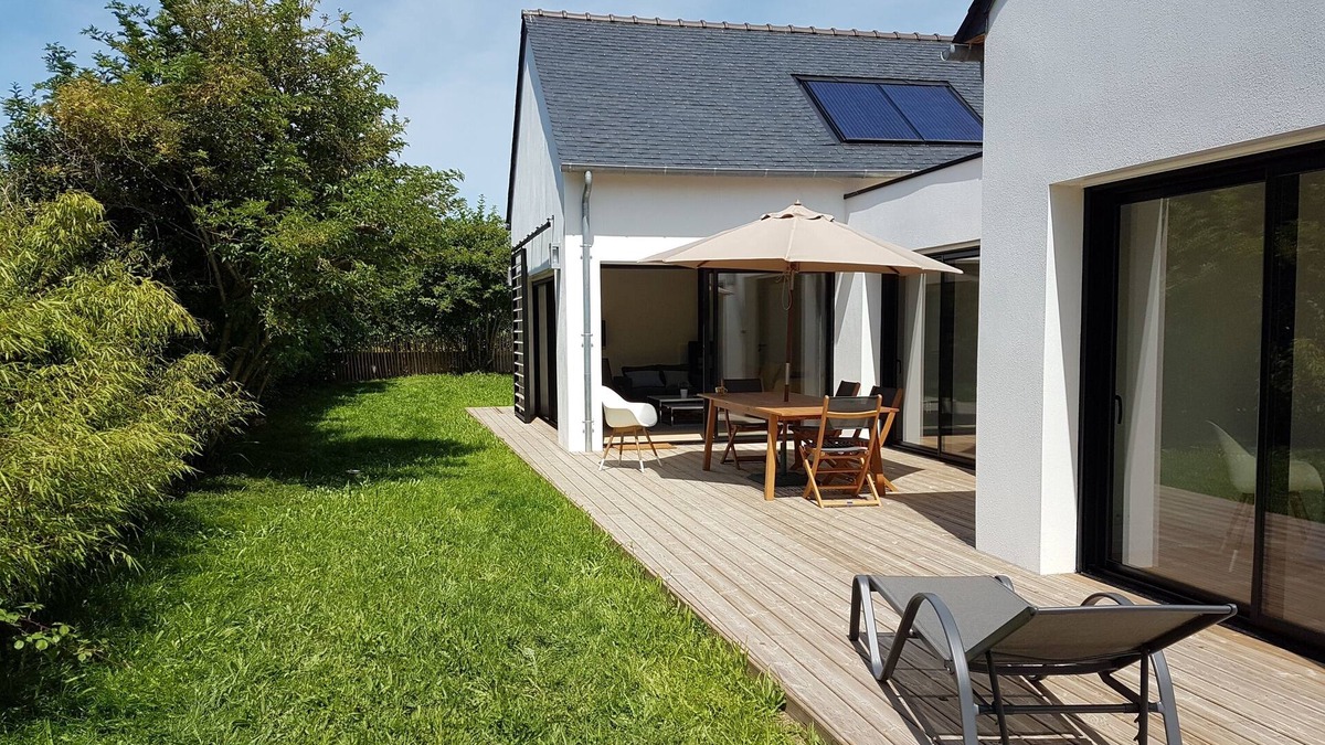 Benodet House | 400 m from the beach, single storey house open on enclosed garden