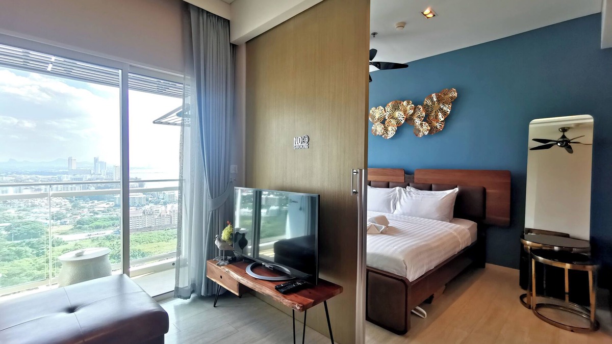 Na Chom Thian Condo | 456 Veranda Residence Pattaya Jomtien Sea View 1BR; Beachfront