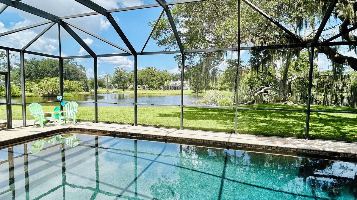 Sarasota Springs House | 4BR/3.5 bath home, heated pool, game room, central SRQ-7 mil to Siesta Key Beach
