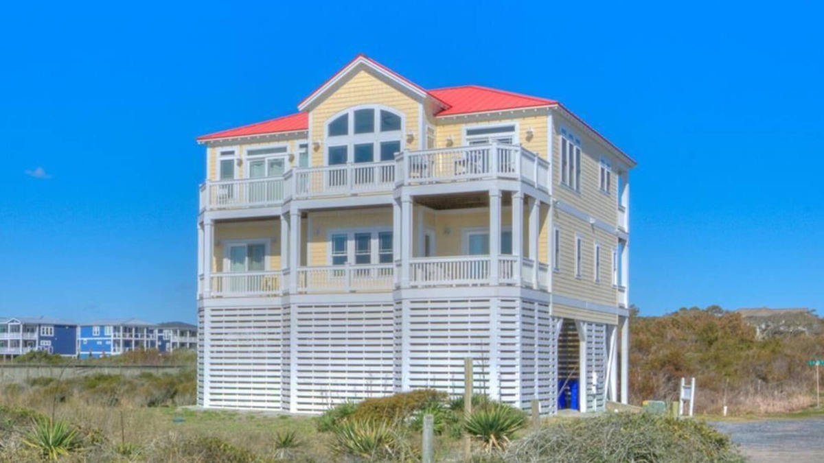 Yaupon Beach House | 4BR/4.5BA Oceanfront Home, Pool, Elevator, Panoramic Views, Sleeps 10