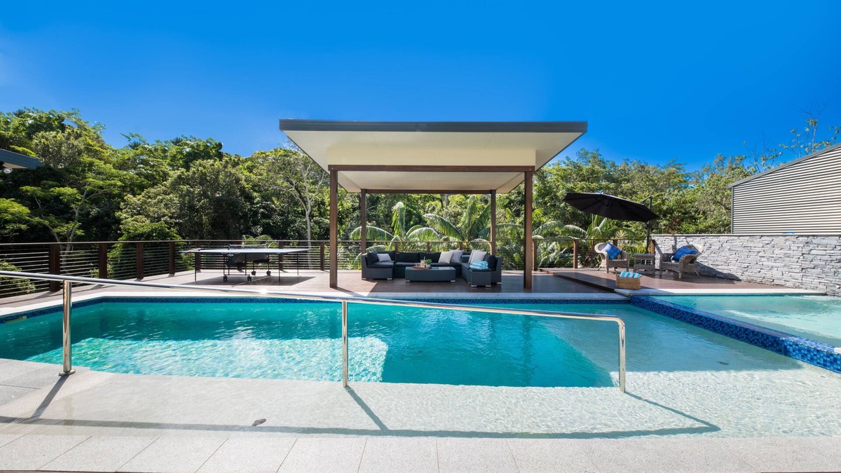 Woodwark House | 5-Bedroom Luxury Retreat with Open Living and a Large Pool