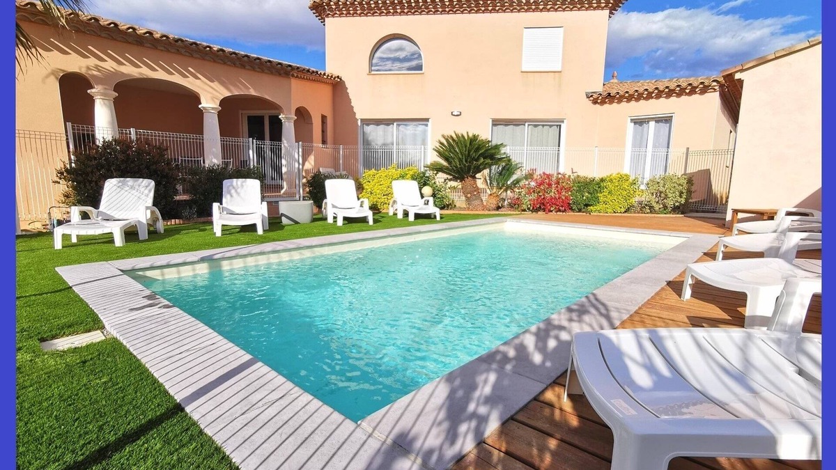 Vendres Villa | 5 minutes from the beach 🏖️ La Villa Sun Exceptional house ⚜️ Private heated pool