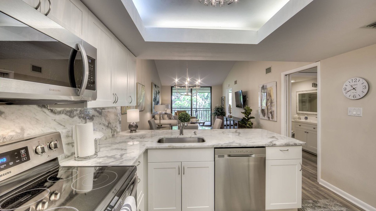 Bonita Bay Condo | 5 Star Beach Getaway! 3rd floor condo! Must see