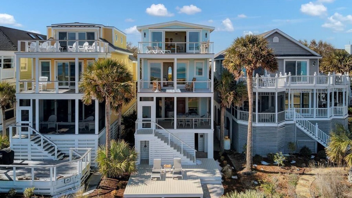 Charleston County House | 52 Ocean Point-New Oceanfront Home-New Listing-5 Bedrooms-Five Baths-Absolutely Stunning Views in.