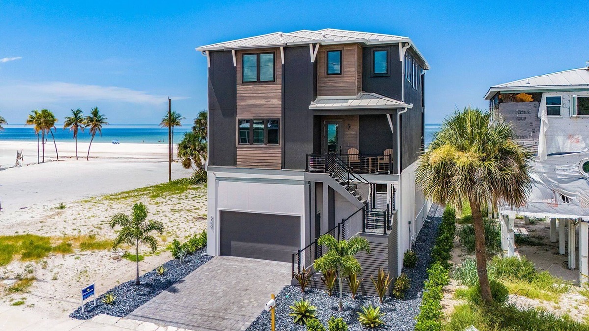 Mid Island House | 5350 Chasing Sunshine: 5BD/4.5BA Pool Home, Steps to Sand!