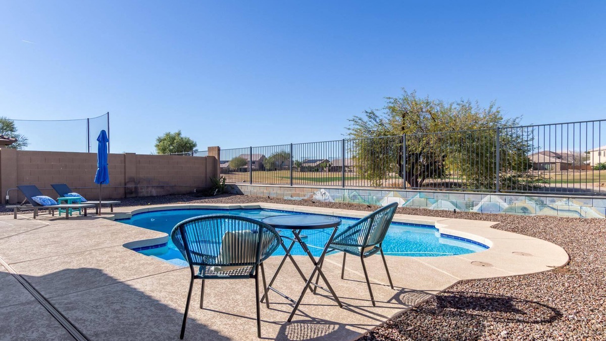 San Tan Valley House | 5BR/3BA Home with Private Heated Pool and Golf Course Views in San Tan Valley