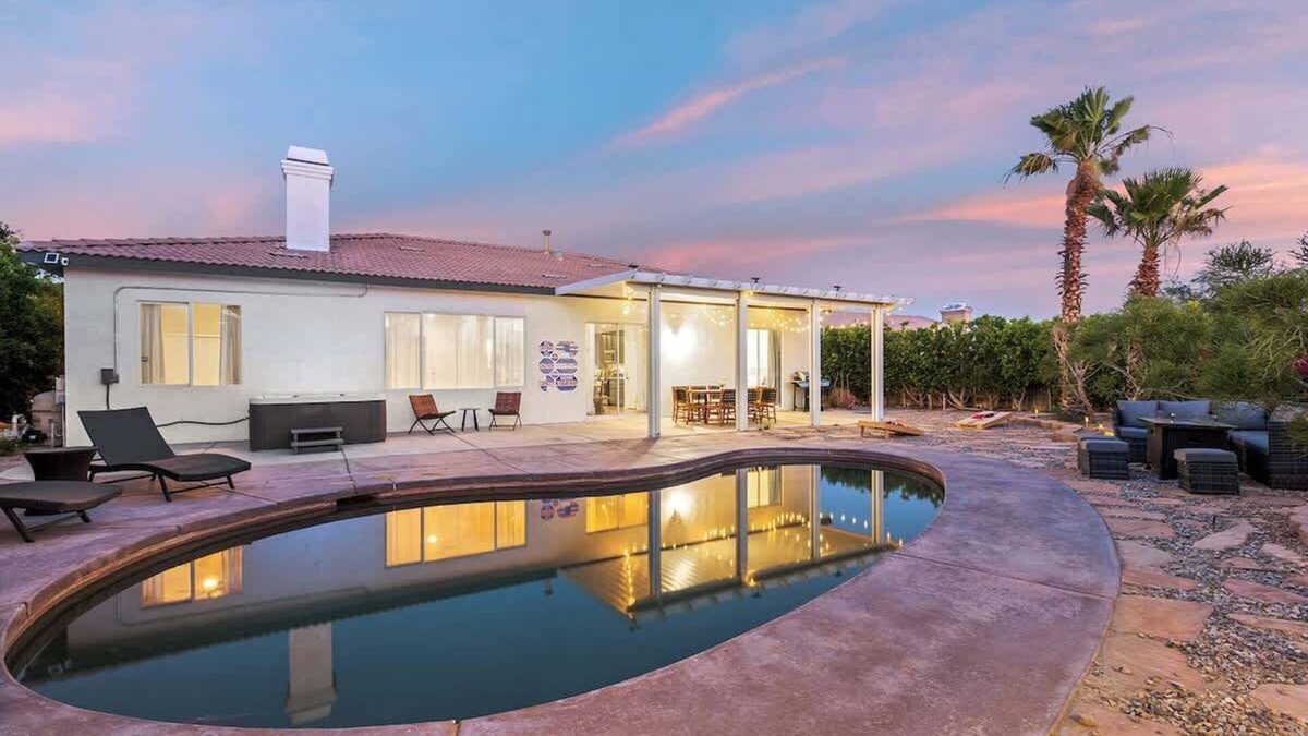 Desert Hot Springs House | 5BR Retreat w/Heated Pool, Hot Tub & Pool Table
