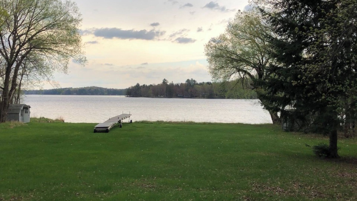 Lake Nebagamon Cabin | 6 bed lake home on 2 acres with 217 ft of lake shore. Boat rentals!