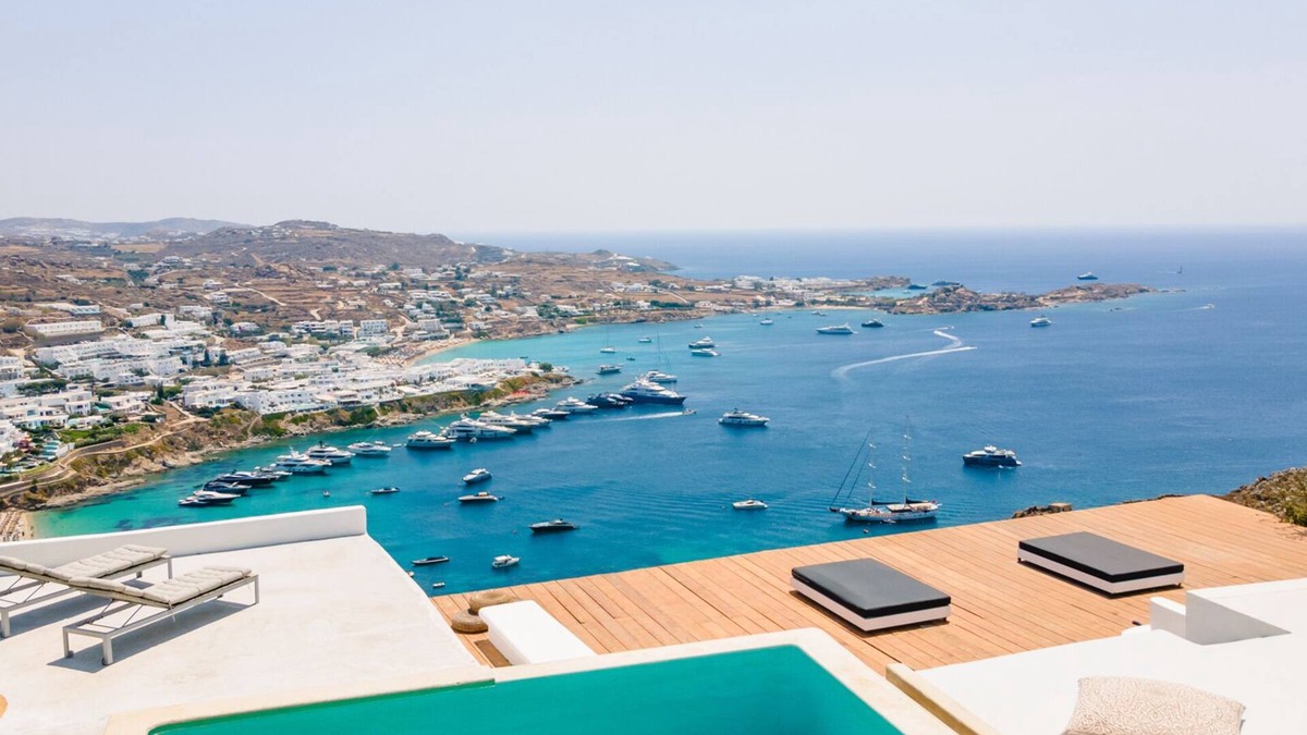 Psarou Villa | 6 bedroom en suite villa