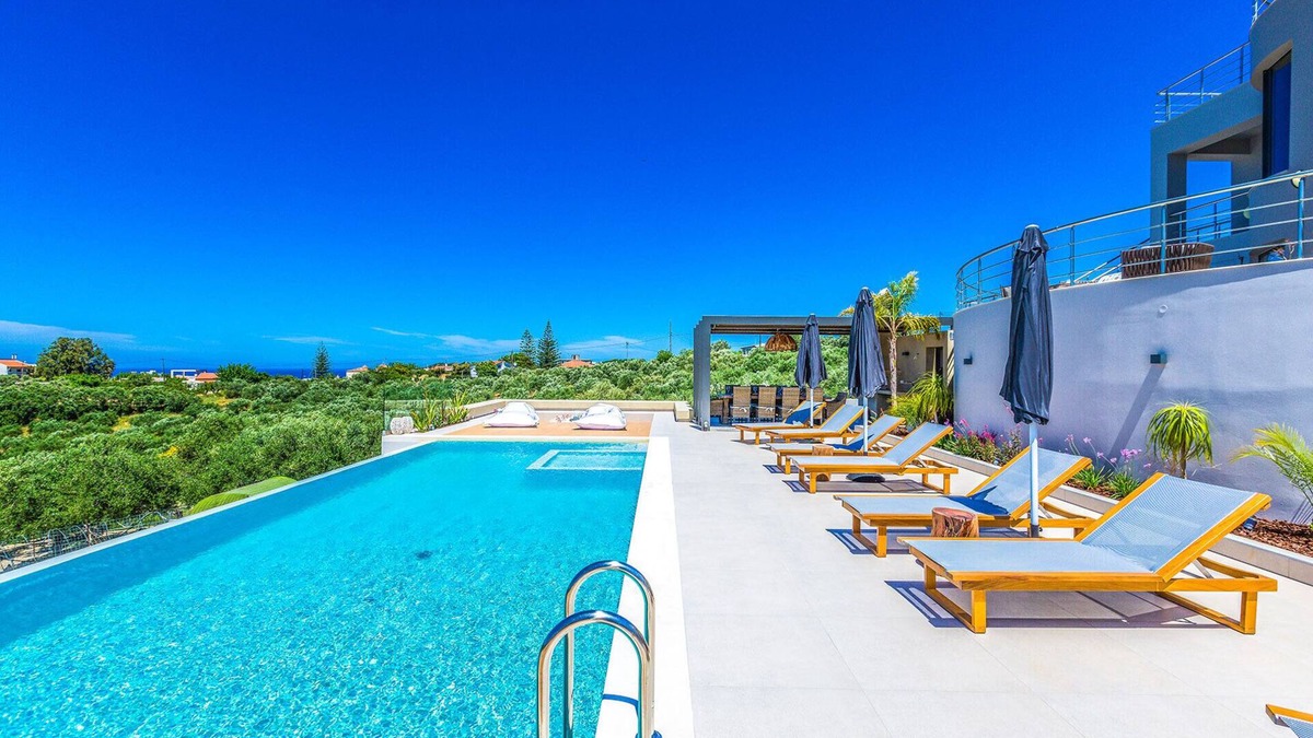 Kontomari Villa | 6 Bedroom VIP Villa with Private Heated Pool, Chania, Crete