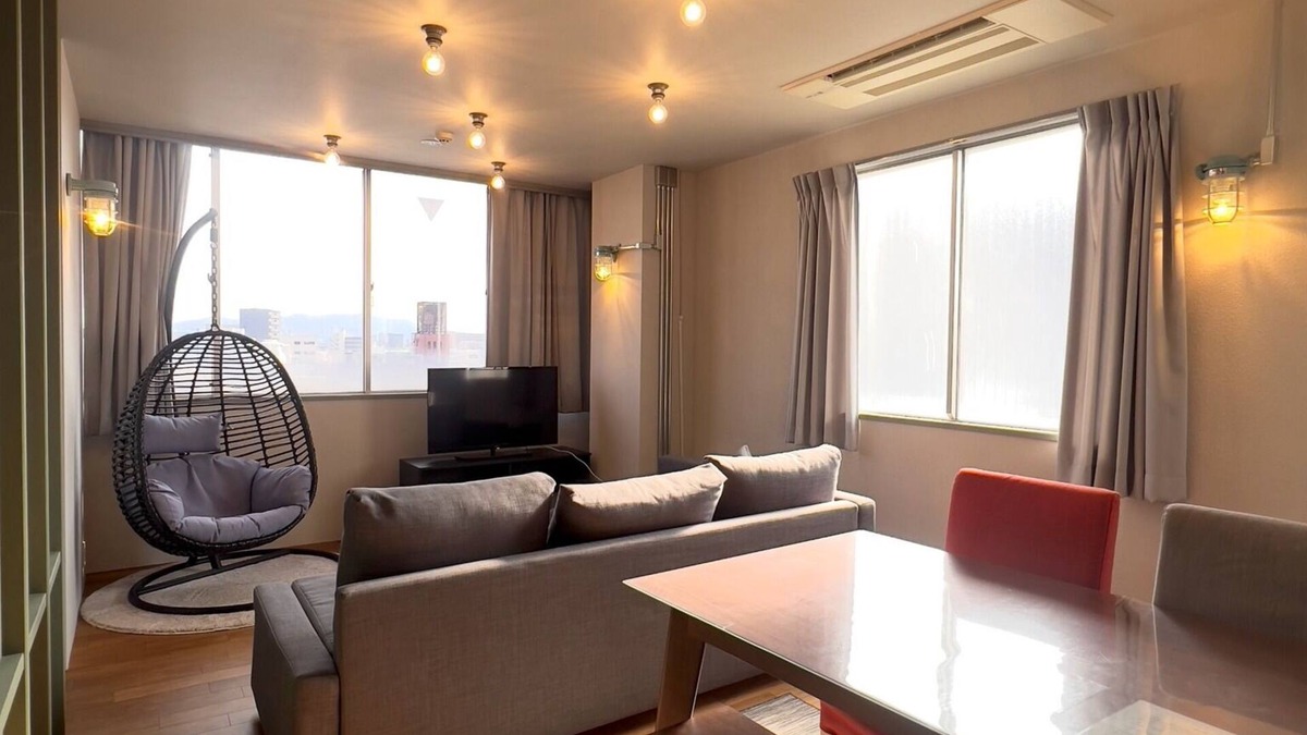 Kawara Machi Apartment | 602 Top floor 50 standard room with kitchen a/Takamatsu Kagawa