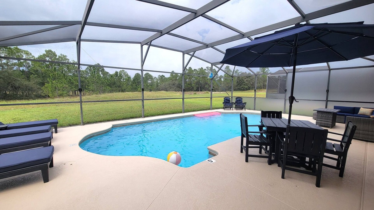 Watersong Villa | 654 -Newly Renovated 4-Brm Pool Home in Watersong:Game Room,Theater Room & More!