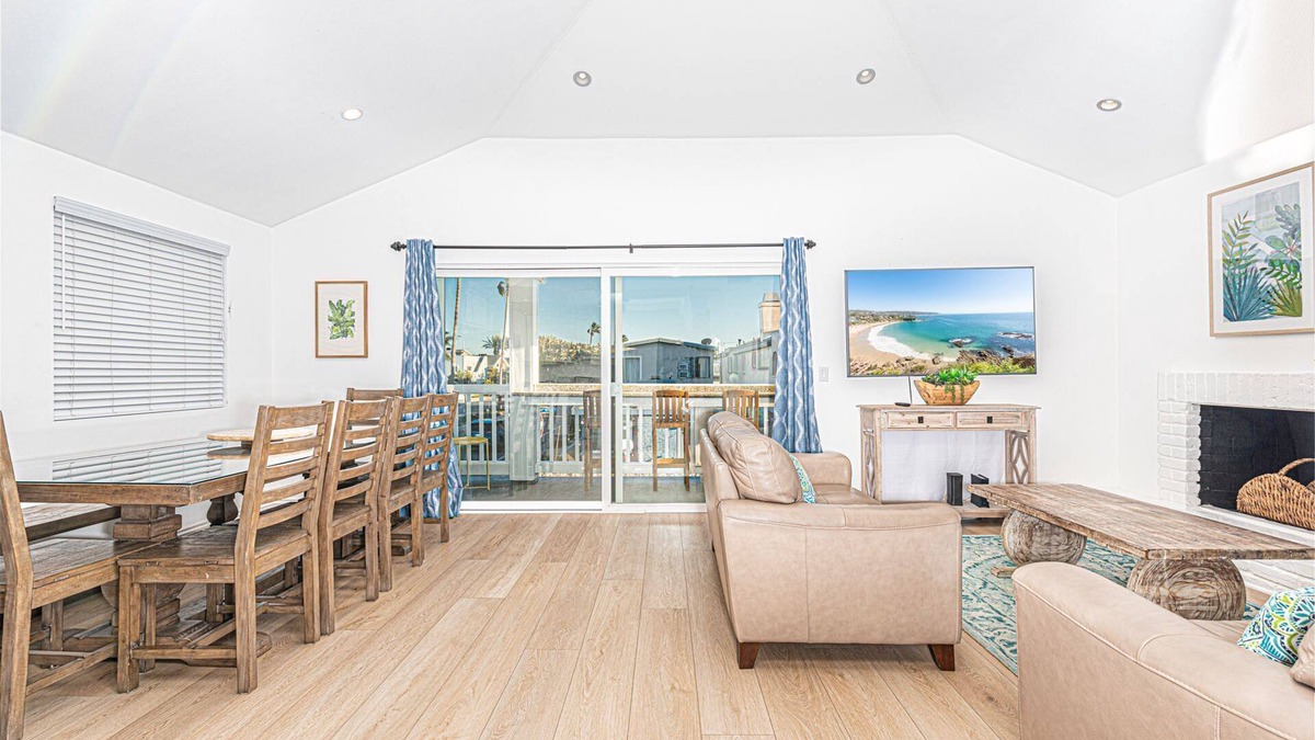 West Newport Condo | 6BR Beach House with A/C | Sunny Patio | Balcony with Ocean Views!