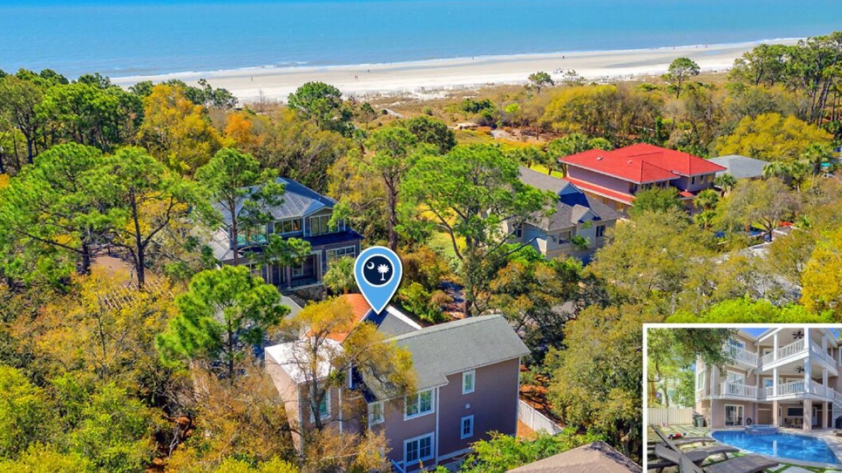 Hilton Head Island House | 7 Bayberry - 2nd Row, 6BR/6.5BA, Fully Renovated, Steps from the Beach, Pool