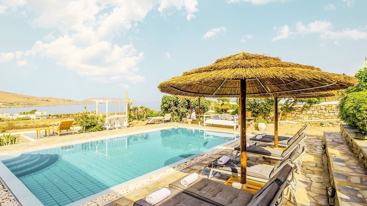 Kalafatis Villa | 7-Bedroom, 7-Bath Majestic Mykonos Villa Infinity Pool & Four Beaches Steps Away