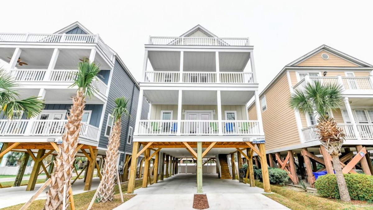 Surfside Beach House | 7 BR 2nd Row Beach House with a Private Pool in Surfside Beach! Summer Breeze