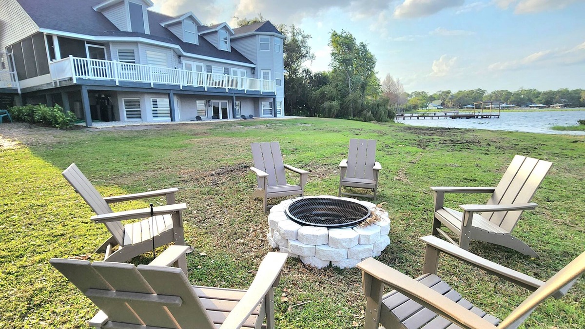 Sebring House | 9 Bed/Sleeps 25 Waterfront Home on Lake Josephine