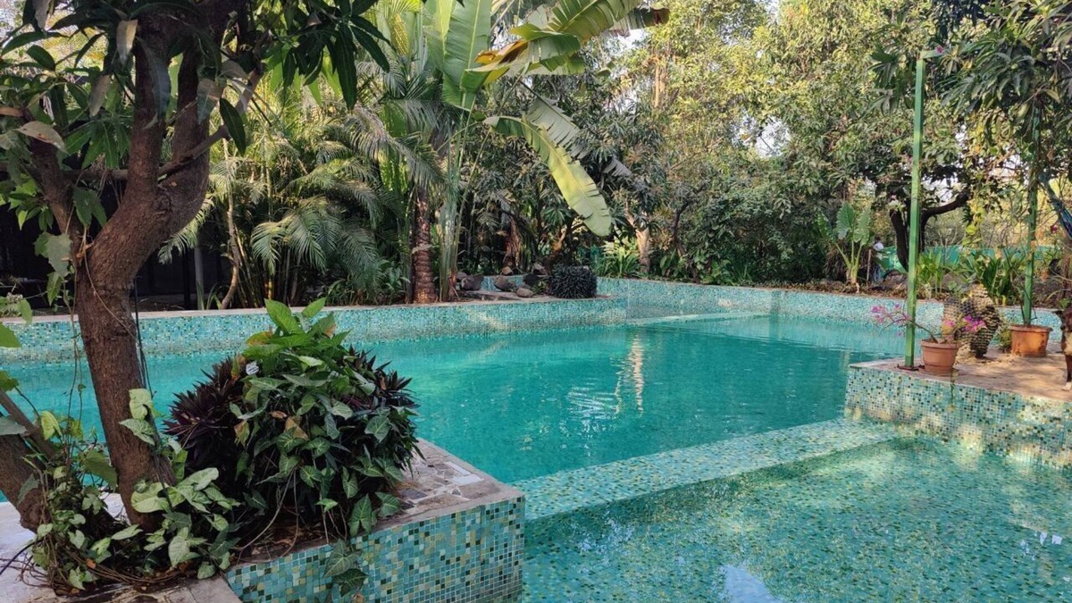Khalapur Other | 90 min. from Bandra, Stylish Eco-Villa in orchard w. amazing poolscape