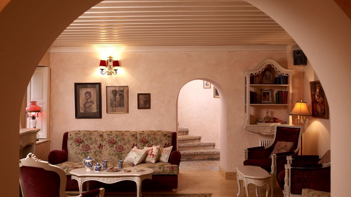 Ano Pedina House | A charming19th stone village house with French Provencal style