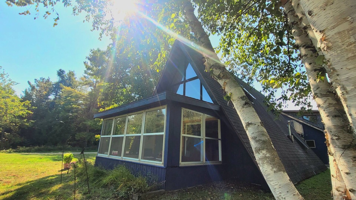 Beaver Island House | A Frame cabin with a short stroll to a gorgeous sandy beach!