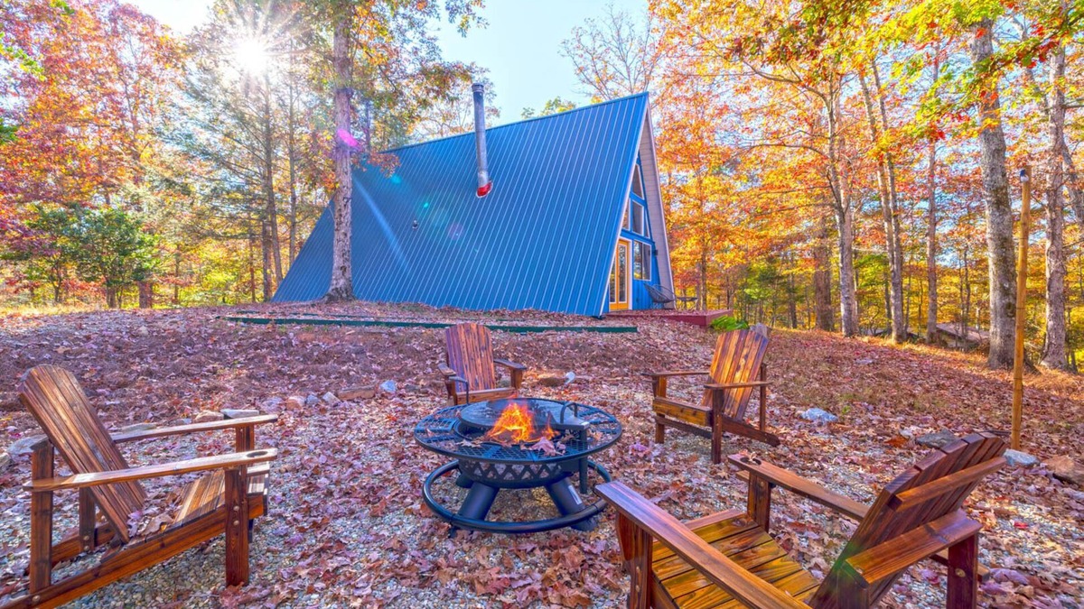 Demorest Cabin | A-Frame of Mind - Time to Kick Back and Relax