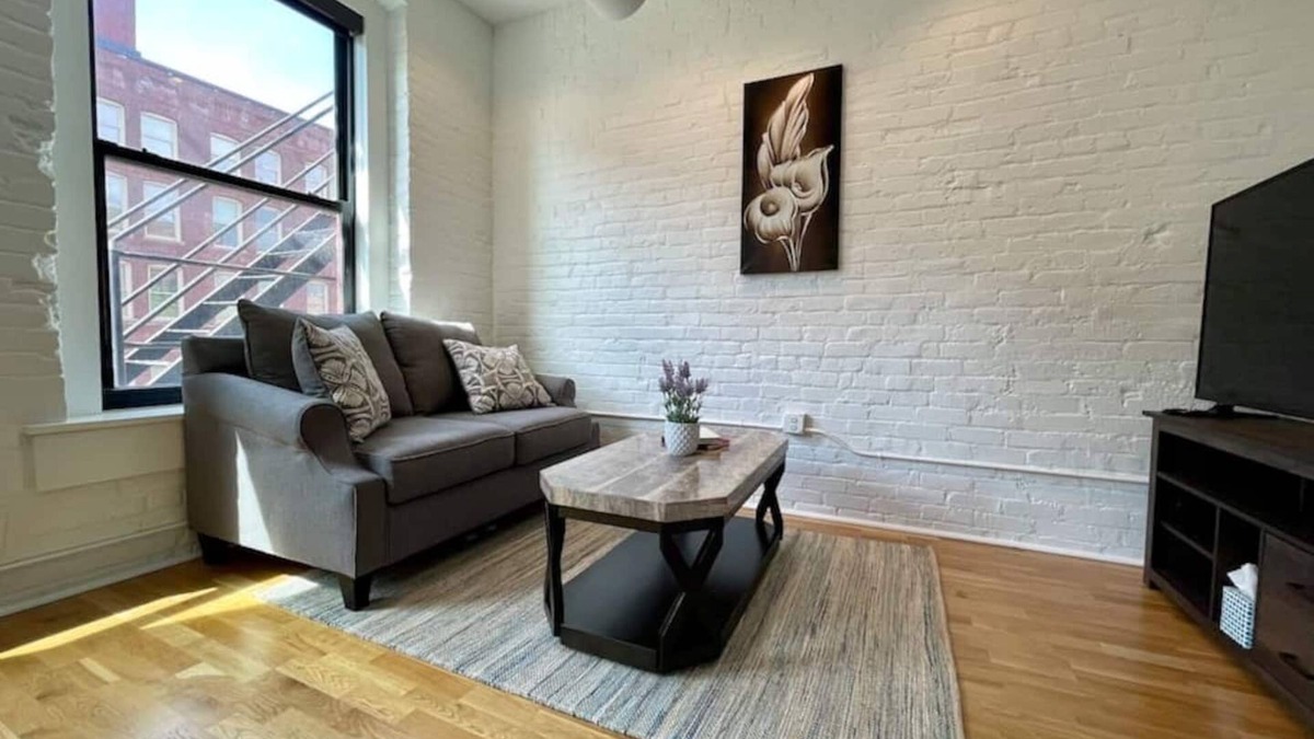 Old Market Apartment | A historic 1,200 square foot loft in the heart of the Old Market with Howard Street view