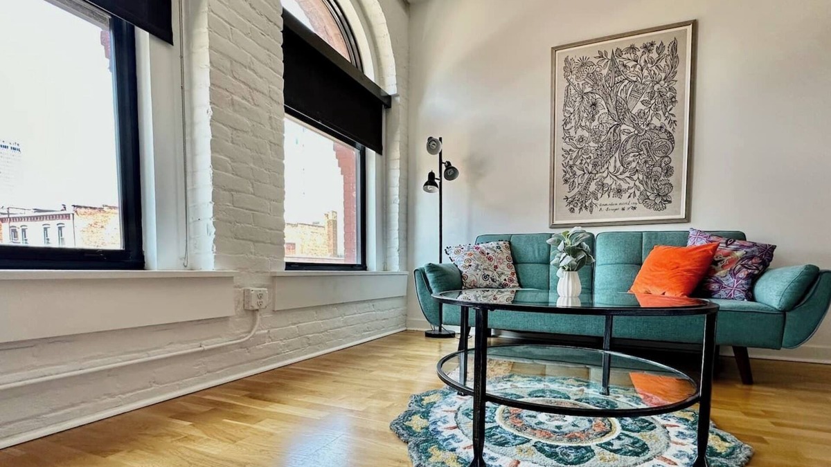 Old Market Apartment | A historic 900 square foot Atrium loft in the heart of the Old Market