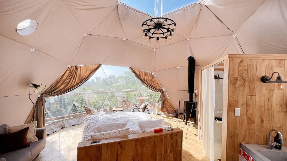 Daisen Cabin | A large glamping facility with a maximum size of 2/Saihaku-gun Tottori