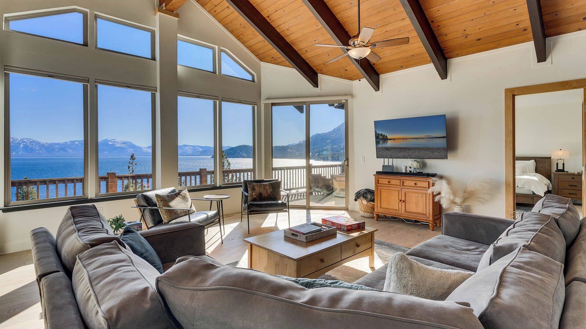 Meeks Bay Cabin | A Panoramic Lake Tahoe Retreat: 3-bedroom cabin with AC in fabulous Meeks Bay