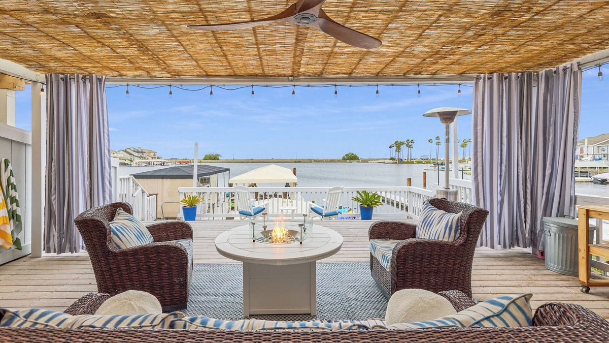 Discovery Bay House | A stylish coastal pet and boat friendly oasis on the water with views of the Delta.