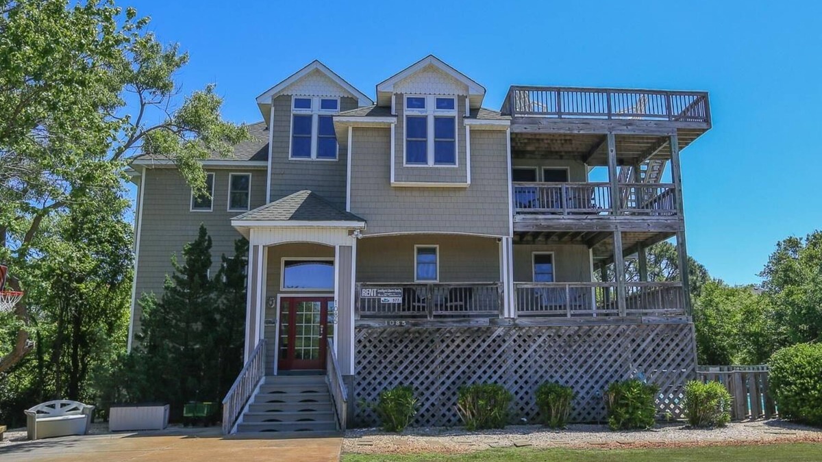 Whalehead Beach House | AAAH DA SEA - Relax in this 7BR home w/Private Pool only 3 rows from the beach!