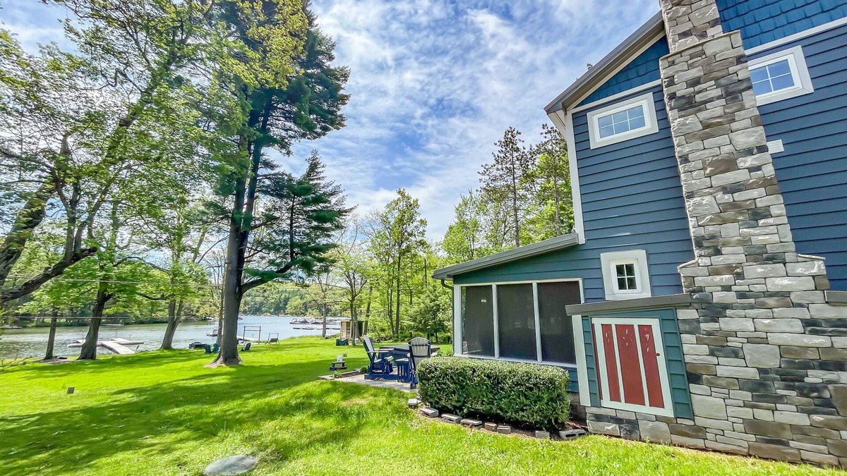 North Glade Hills House | Adorable Lakefront Cottage with Hot Tub and Dock! Pet friendly