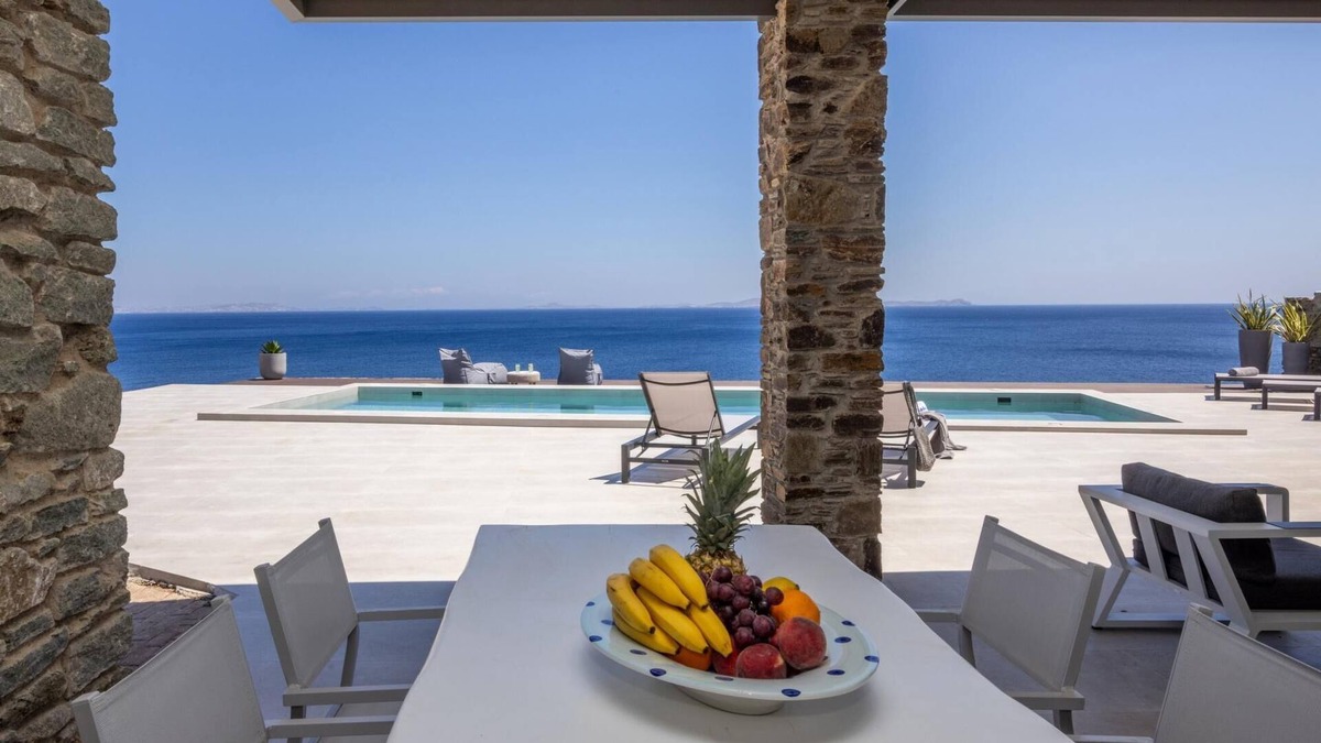 Agios Sostis Villa | ''Aegean Whispers'' Sea Front Villa in Tinos
