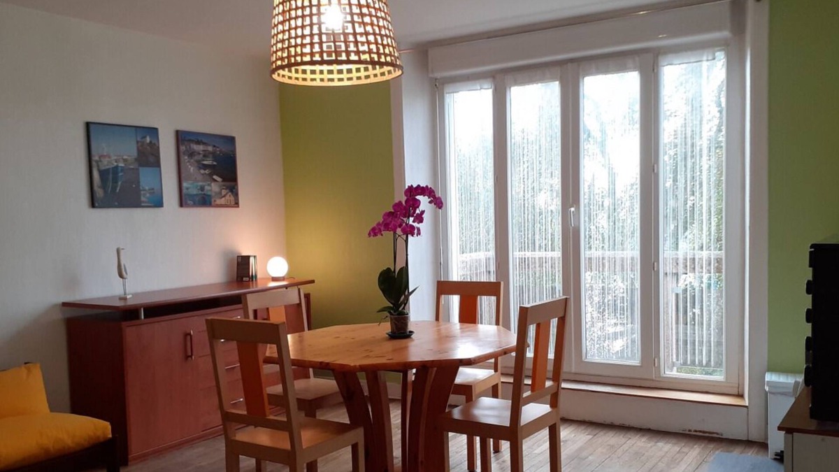 Pont-l'Abbe Apartment | Agréable Appartement Dans Résidence Avec Jardin Très Proche des Commodités