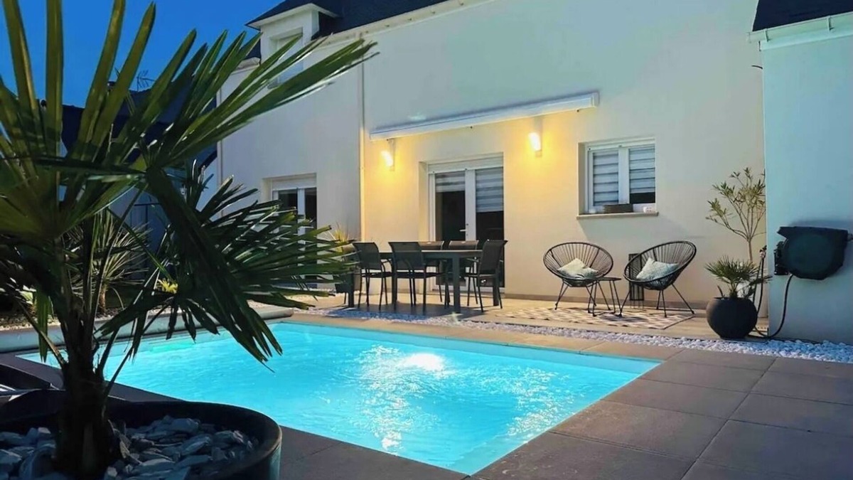 Saint-Andre-des-Eaux House | Agréable Maison Avec Piscine Chauffée Tout Confort Proche la Baule
