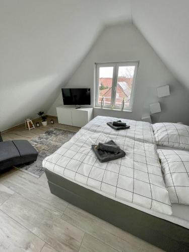 Ahaus Apartment | Ahaus: Stadtoase mit Terrasse & privater Garage