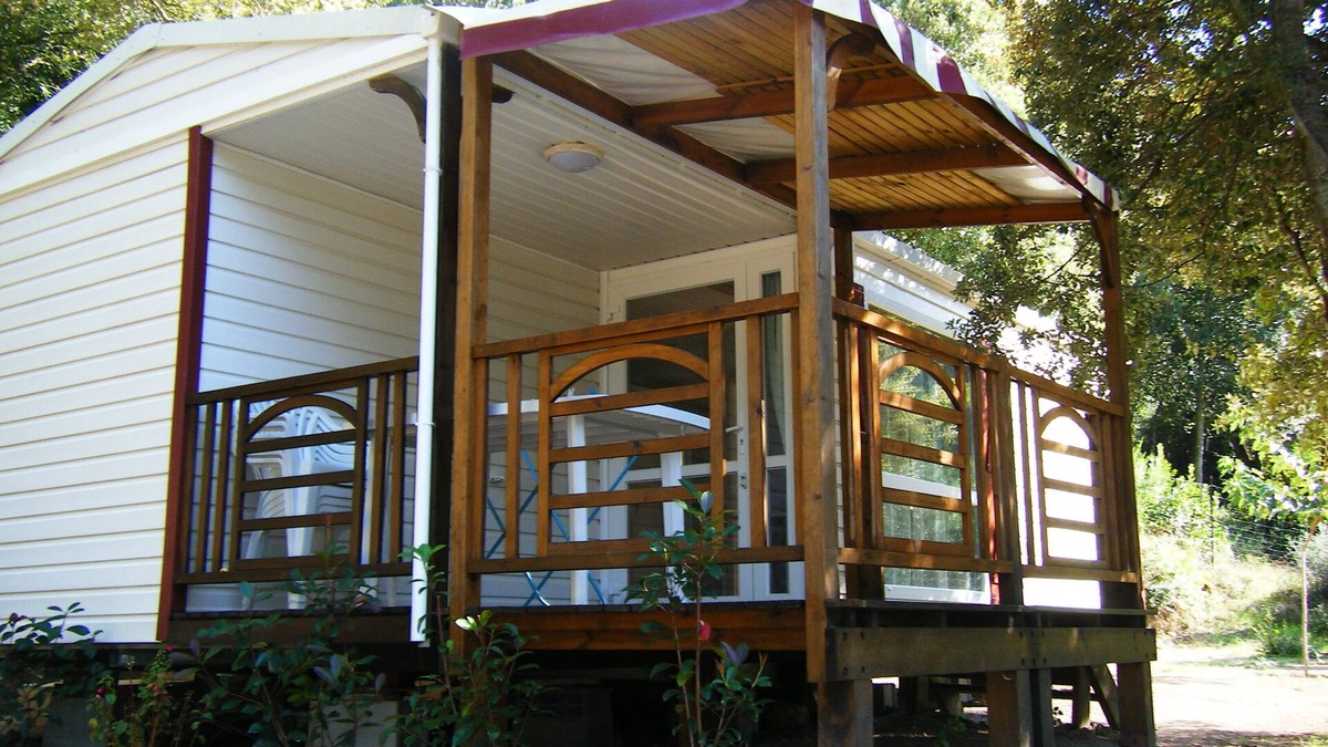 Belvedere-Campomoro House | AIR CONDITIONED MOBILE HOME ALL EQUIPPED 800 M FROM THE BEACH.