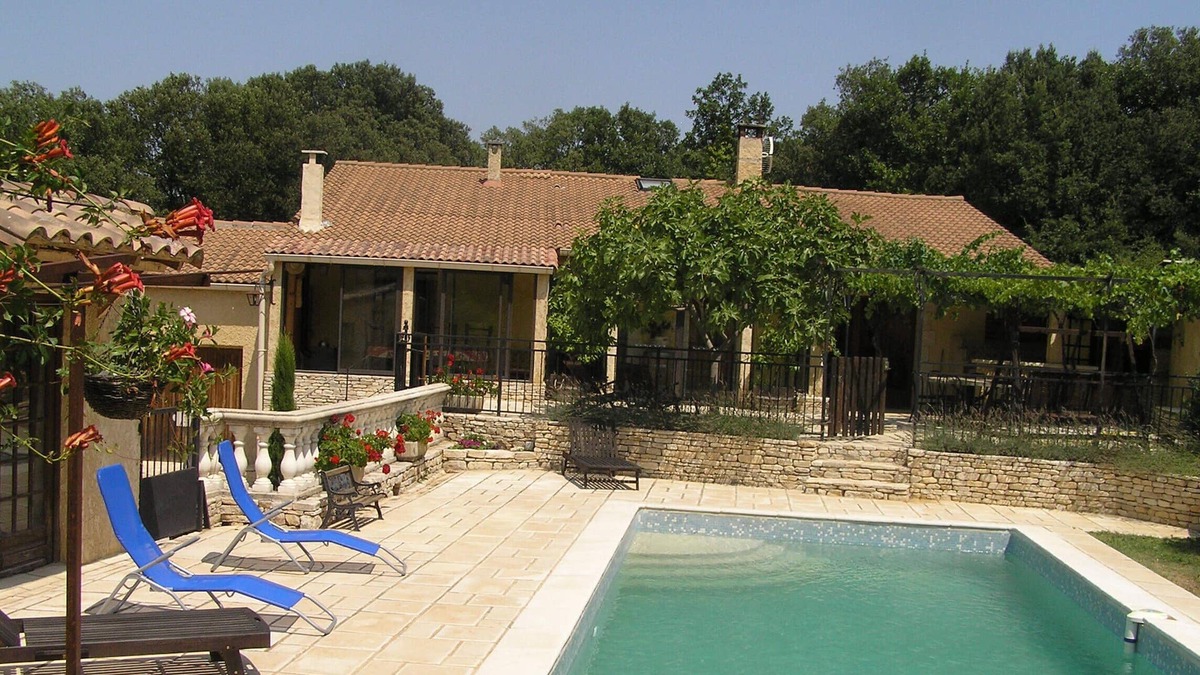 La Roque-sur-Ceze House | Air-conditioned house with swimming pool