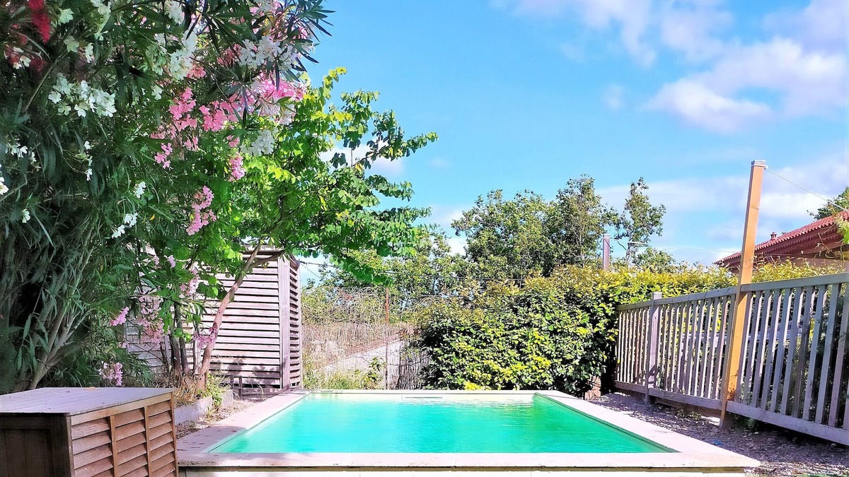 Peyriac-de-Mer House | Air-conditioned winegrower's house with swimming pool, view of the old salt marshes