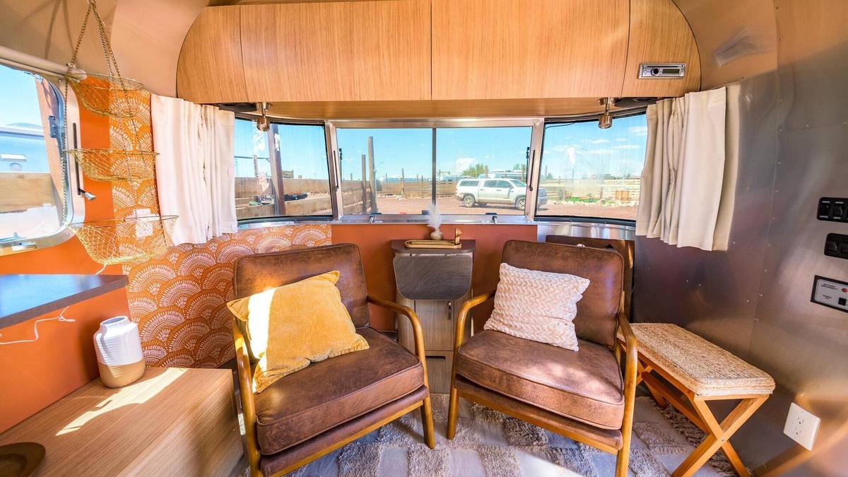 Valle House | Airstream w/Private Hot Tub (Unit D) - 3 Person Airstream with Private Hot Tub