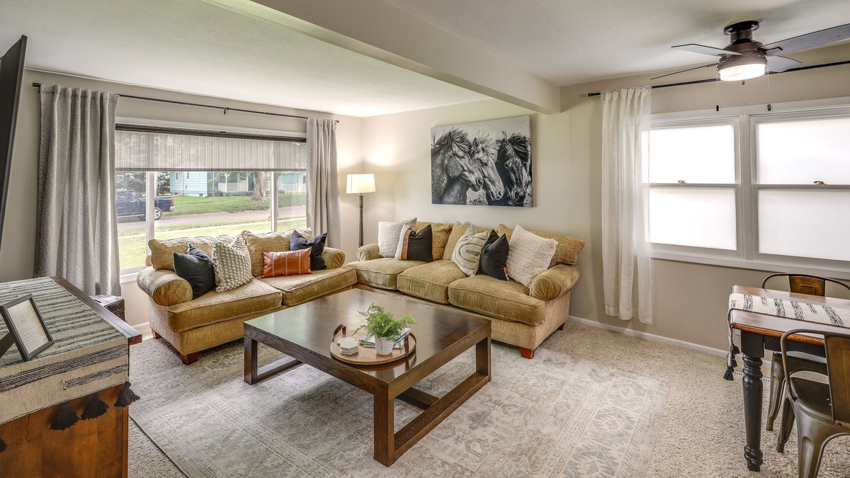 Akron House | Akron Getaway w/ Backyard Patio + Gas Grill!