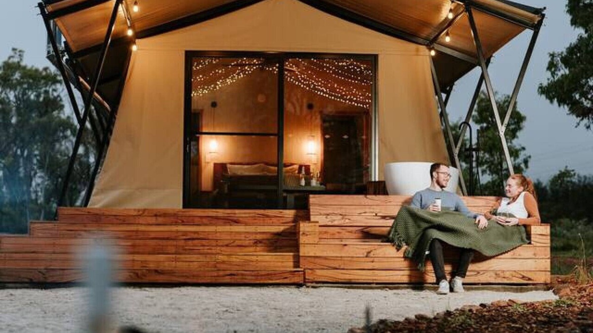 Running Stream RV Rental | Akuna Estate - Adults Only Glamping (Kangaroo)
