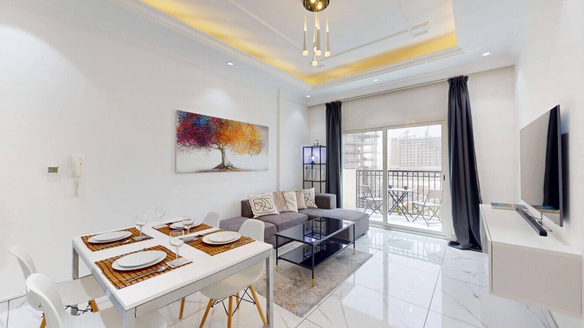 Al Barsha Apartment | Al Ghaf - Upgraded One Bed with Pool View in Arjan