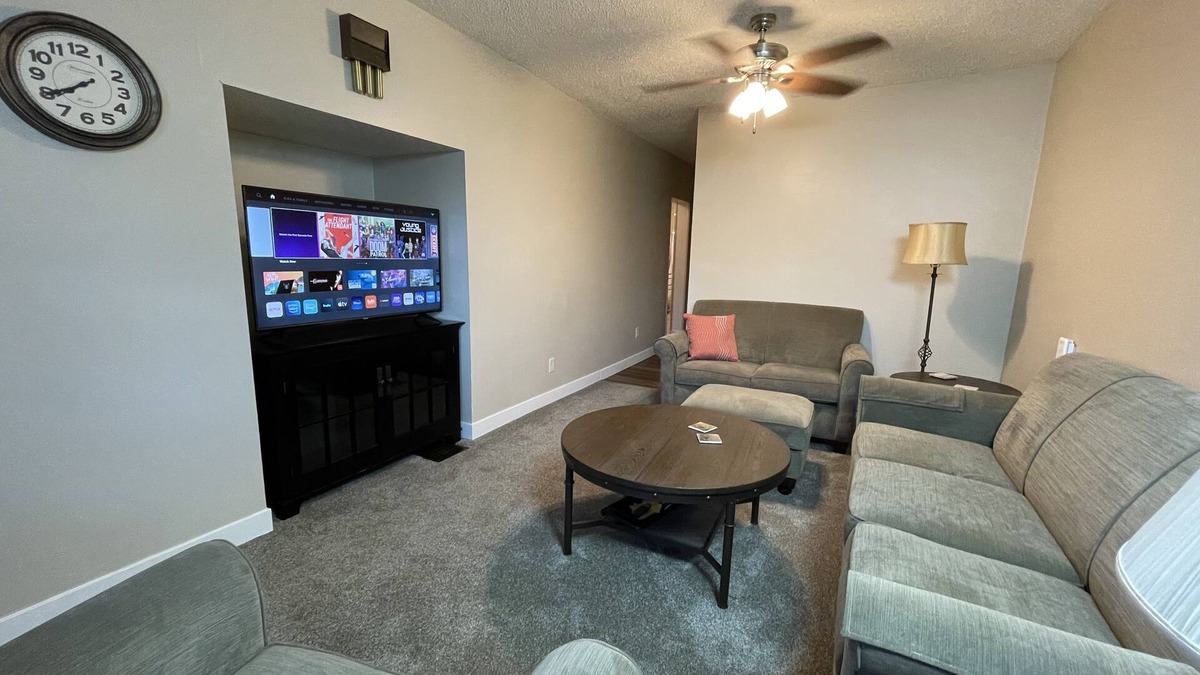 Seelyville Apartment | All-inclusive Single Level 3 Bedroom Apartment w/Full Bath, & Equipped Kitchen