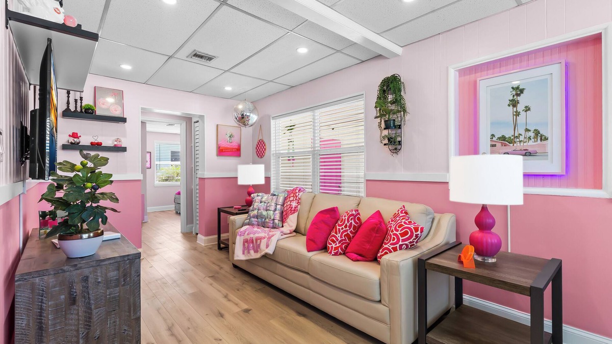 Redington Shores House | All New Pink She Shed by the Seashore is just steps from the sand