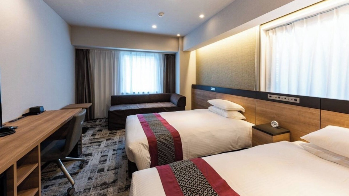Chuo Hotel | All rooms are nonsmoking Deluxe Twin | Basic P/Chuo-ku Tokyo